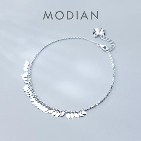 Silver Anklet with Charms