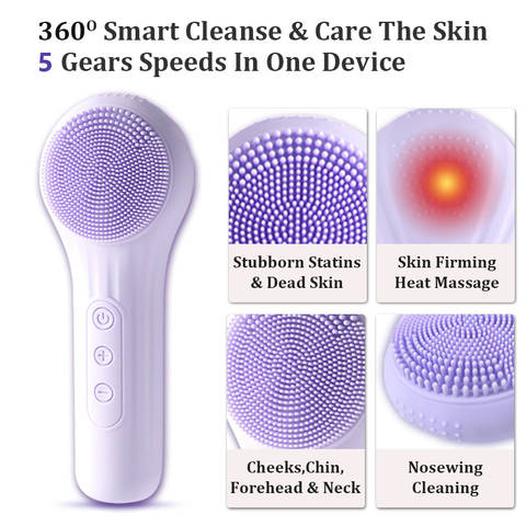 Facial Cleansing Brush Set