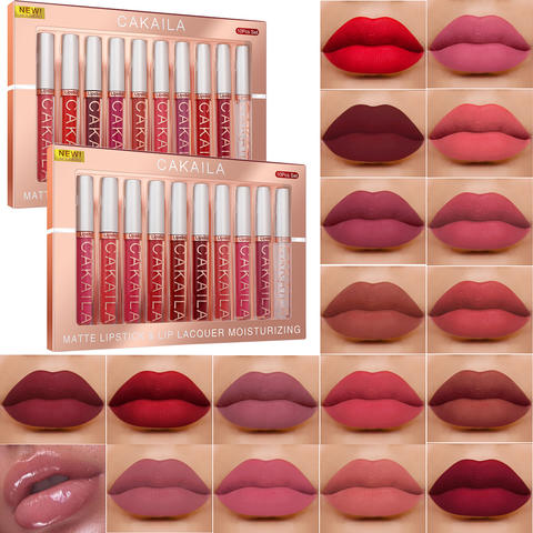 Matte Liquid Lipstick Set (12 Colors)